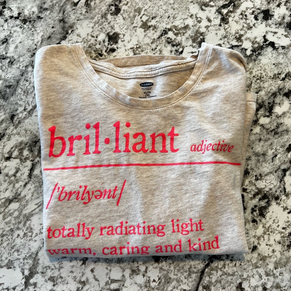 NWOT Girls sz XL longsleeved Tee